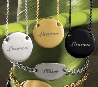 Name Circle Pendant