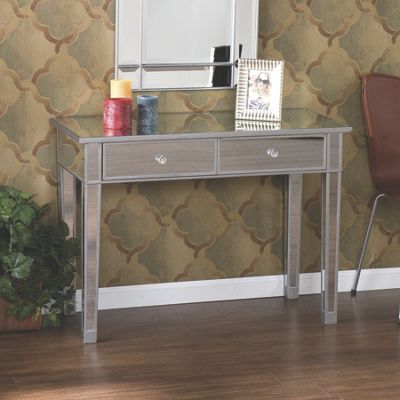 Mirage Mirrored 2 drawer Console Table