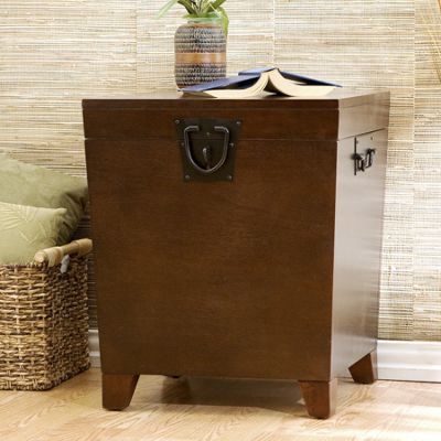 Pyramid Trunk End Table
