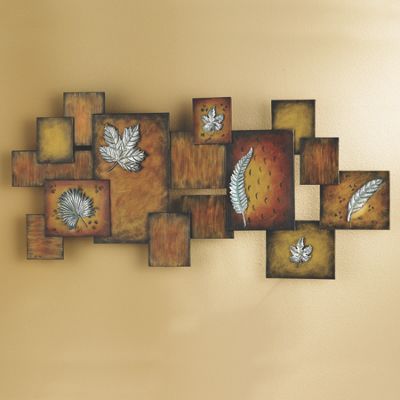 Leaves abstract Wall Art Panel