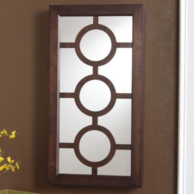 Circle Wall Mount Jewelry Mirror