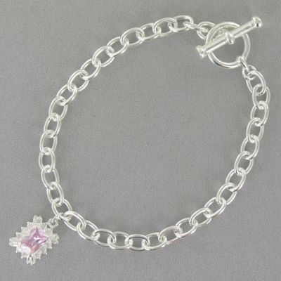 Pink Charm Bracelet