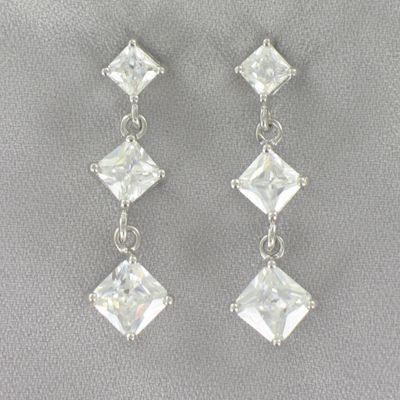 Square Drop Earrings