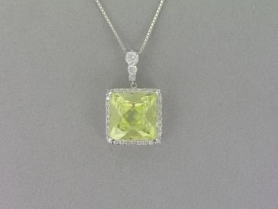 Lime Square Pendant