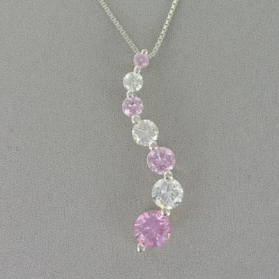 Clear pink Pendant