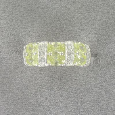 Round oval Cubic Zirconia Band