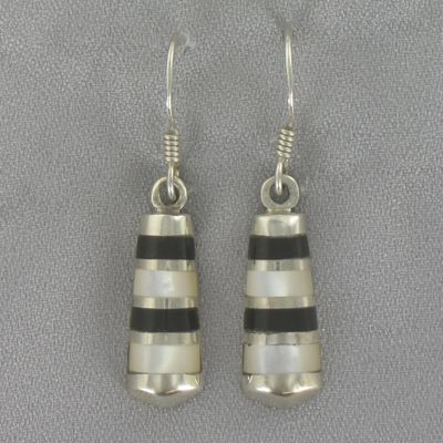 Onyx mother of pearl Earrings