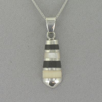 Onyx And Mother of pearl Pendant