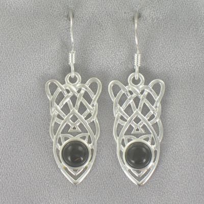 Celtic Onyx Earrings
