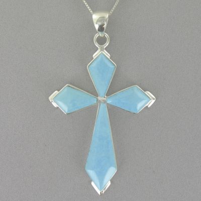 Turquoise Cross Pendant