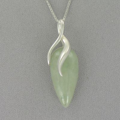 Sterling Silver Jade Pendant