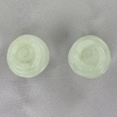 Jade Rose Post Earrings