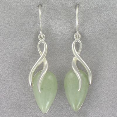 Jade Wire Earrings