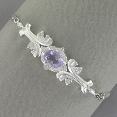 Amethyst Vintage style Bracelet