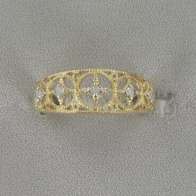 Diamond Filigree Band