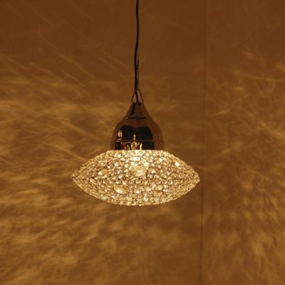 Jeweled Saucer Hanging Lamp