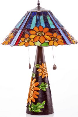 Sunflower Inspired Table Lamp