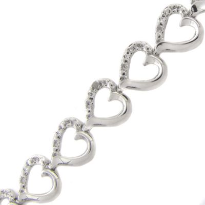Diamond Heart Bracelet
