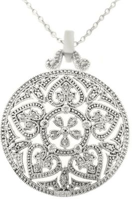 Diamond Medallion Necklace