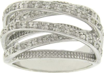 Diamond Crossroads Ring