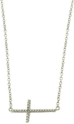 Horizantal Cross Necklace