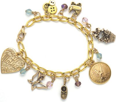 Angel Coin Charm Bracelet