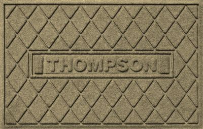 Personalized Argyle Mat