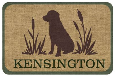 Personalized Sport Dog Mat
