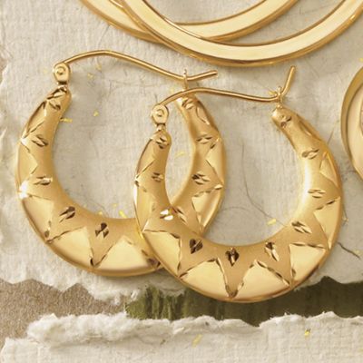 geo flat hoops