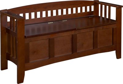 Storage Bench Short Split Seat Storage