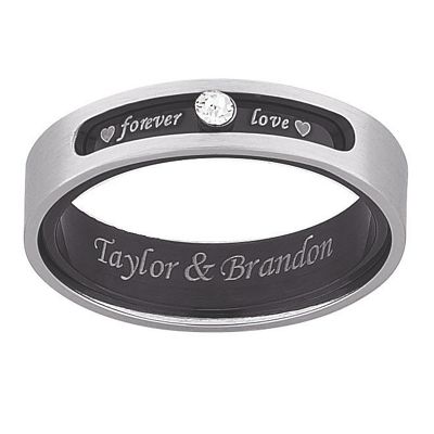 forever love titanium message band