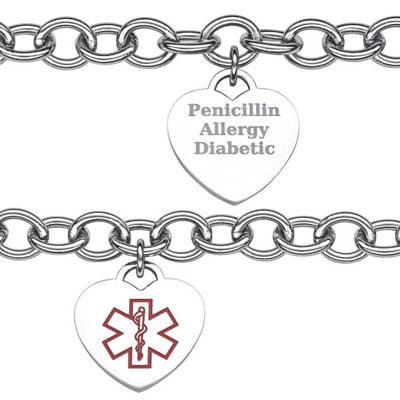 ladies medical alert bracelet