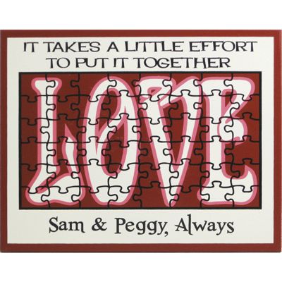 love puzzle sign