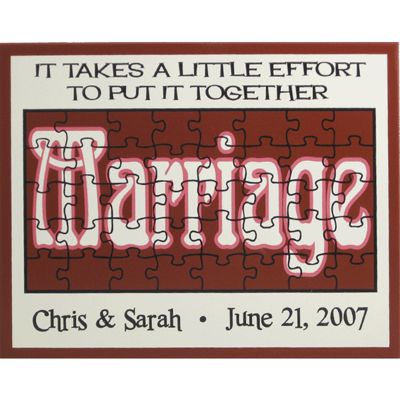 marriage puzzle sign