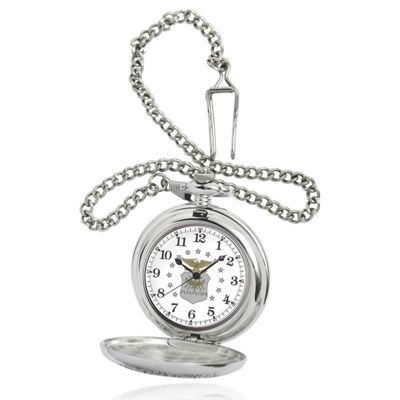 personalized armed forces pocket watch