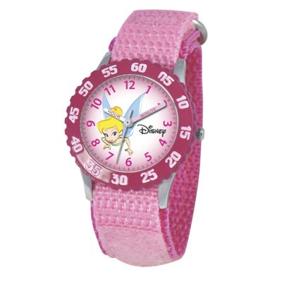 personalized pink disney tinkerbell watch
