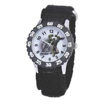 personalized black marvel hulk watch
