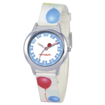 personalized red balloon watch