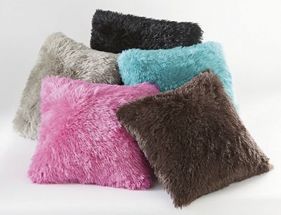 faux fur pillow