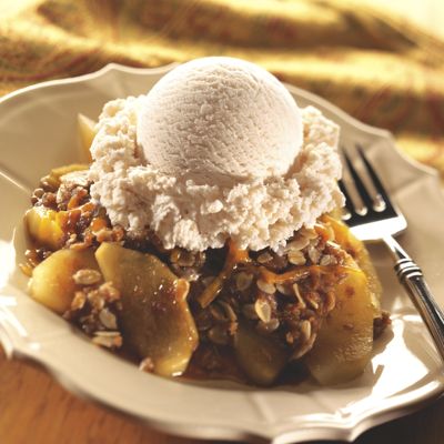 Cheddar Apple Crisp