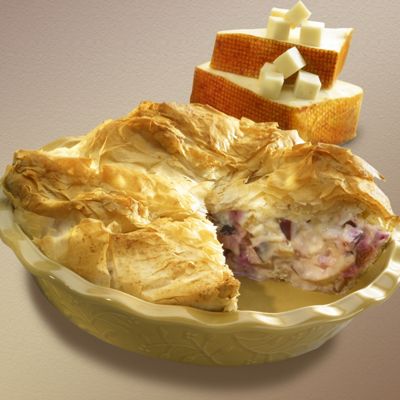 Cheesy Plum Strudel