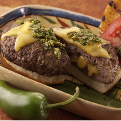 Chimichurri Burgers With Wisconsin Gouda Cheese
