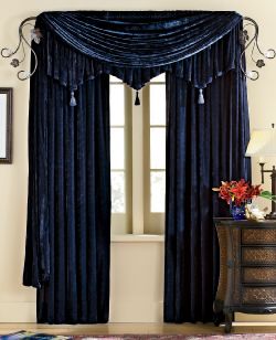 Woven Velvet Curtains 1