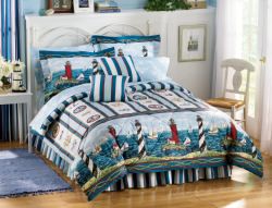 Lighthouse Bedding and Window Treatments