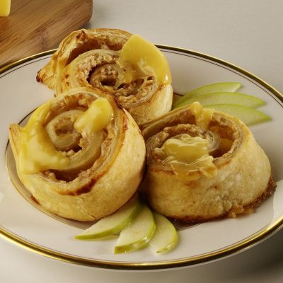 Flaky Apple Pastries with Wisconsin Gouda Cheese
