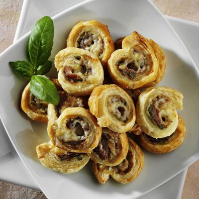 Wisconsin Fontina Puff Pastry Pinwheels