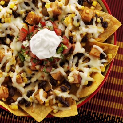 Fresh Nachos With Wisconsin Muenster And Salsa Cruda