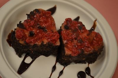 Chocolate Raspberry Cheesecake Hearts Recipe