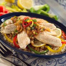 Fish in a Vegetable Patch Recipe
