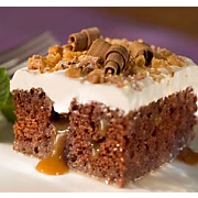 Chocolate Toffee Bar Cake Recipe